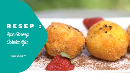 Resep Tape Goreng Cokelat Keju