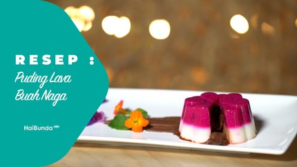 Resep Puding Lava Buah Naga