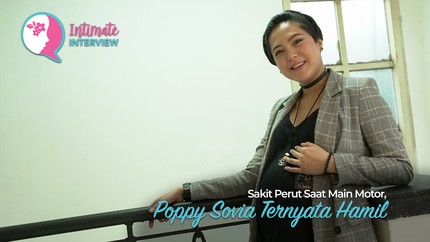 Sakit Perut Saat Main Motor, Poppy Sovia Ternyata Hamil