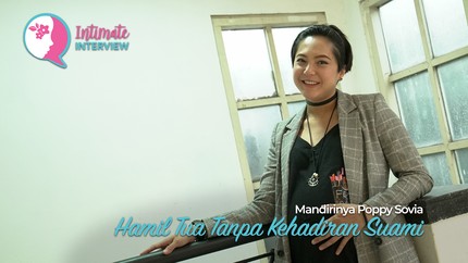 Mandirinya Poppy Sovia Hamil Tua Tanpa Kehadiran Suami