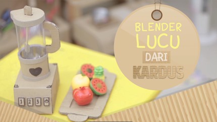 Lucunya Blender yang Terbuat dari Kardus