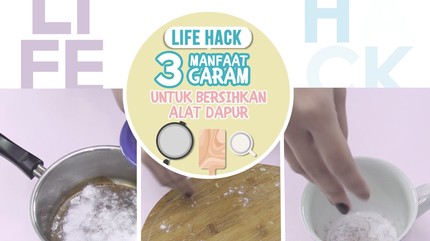 Tiga Manfaat Garam Untuk Bersihkan Peralatan Dapur
