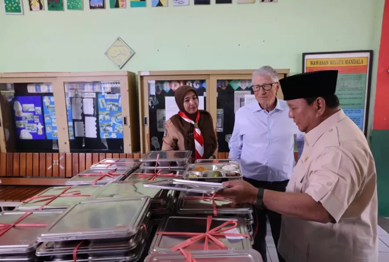 Bill Gates Dukung Program Makan Bergizi Gratis di Indonesia