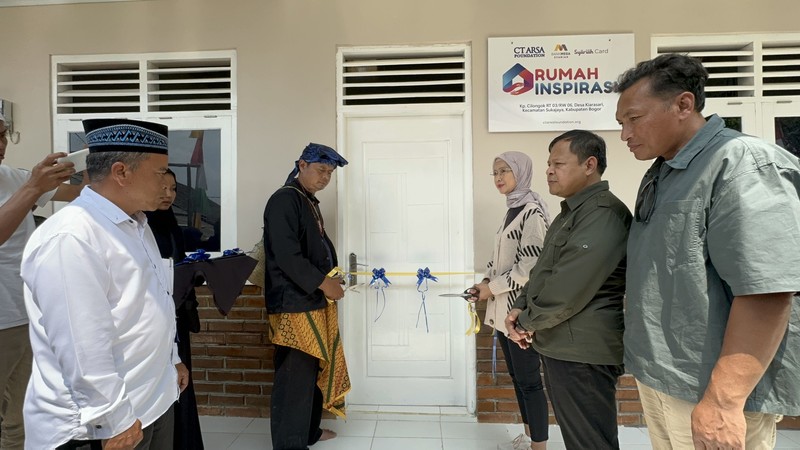 CT ARSA Foundation Resmikan Rumah Inspirasi di Gunung Leutik, Kabupaten Bogor