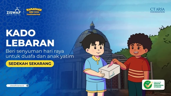 Kado lebaran, Beri Senyuman Hari Raya Untuk Duafa dan Anak Yatim